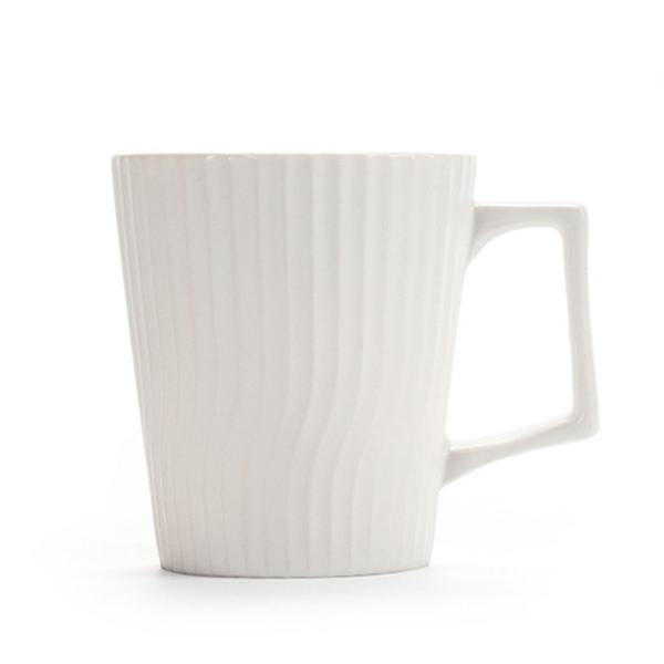 400 ml kaffekopp, ensfarget kaffekopp, egnet for familiens kaffebar-fester.