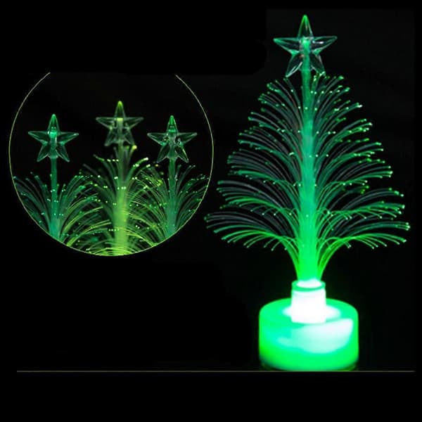 Fargerik skrivebordslampe Akryl Jul LED Nattlys 12 stk samling