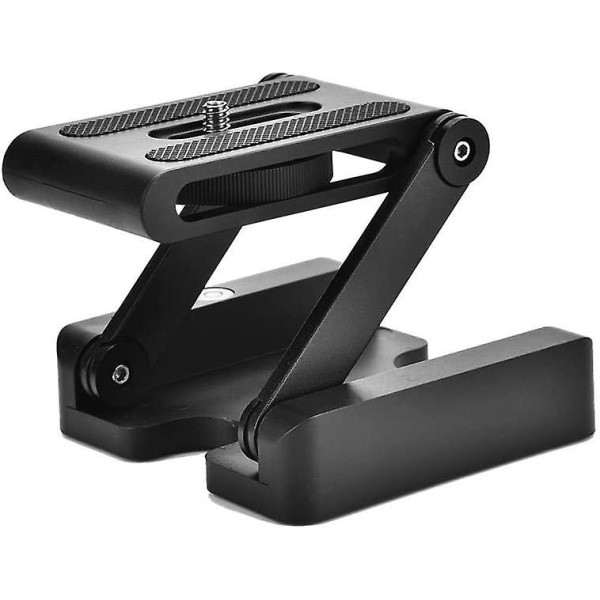 Z Flex Tilt Head, Z-typ lutande flexibel hopfällbar stativhuvud 1/4\" monteringsskruv för Nikon för Canon Dslr-kameror, stativ snabbkopplingsplatta