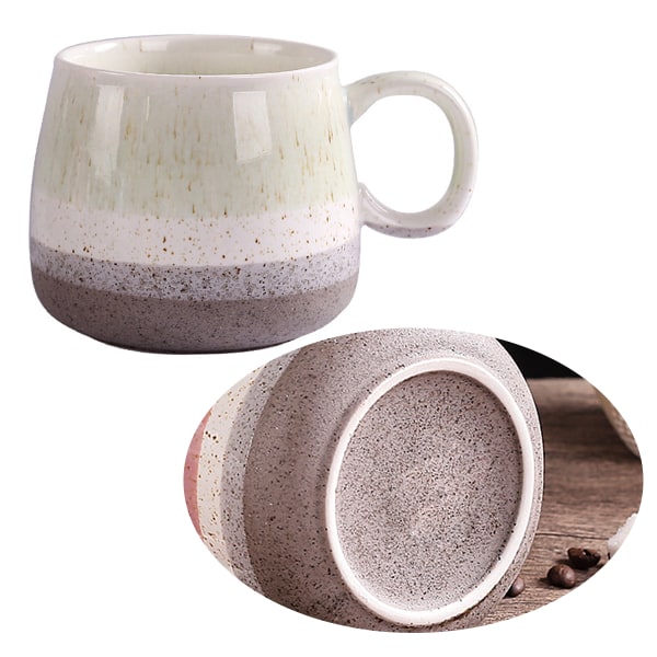 Keraaminen iso latte kahvikuppisetti 2 kpl lattelle, cappuccinolle, 400ml astianpesukoneen ja mikroaaltouunin kestävä.