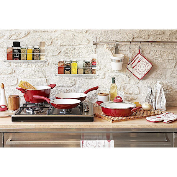 Deco haus Gewürzregale aus Metall - 2er Set - Für Gewürze,