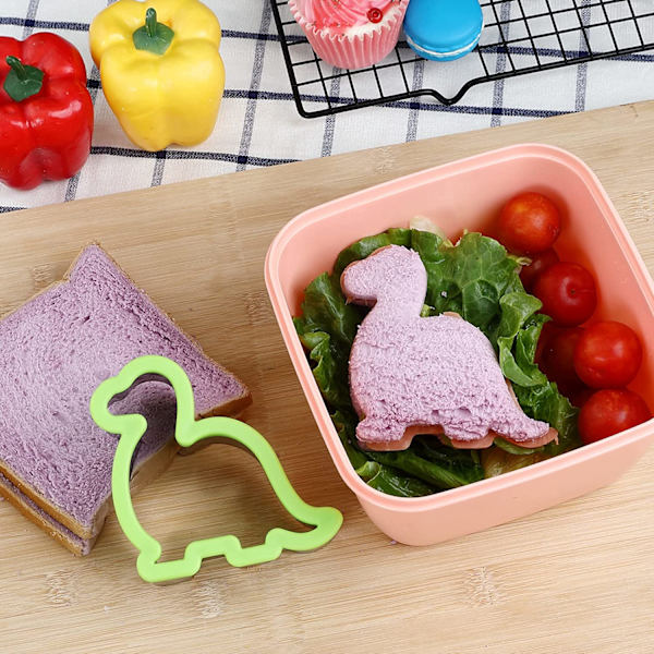 Sandwich-skärare och förslutare set, 4 st brödskivskärare