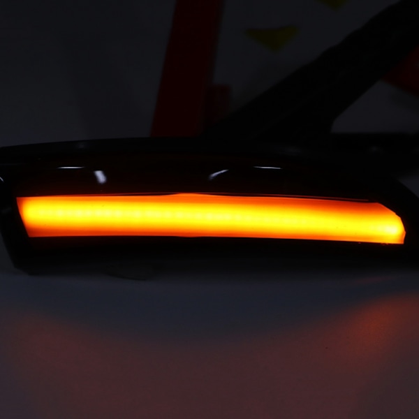 12V Bagspejl Blinklys Dynamisk Flydende Indikator Amber LED Passer til Ford Fiesta B-Max