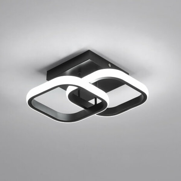 Moderne LED-taklampe, 22W 2550LM akryl taklampe,