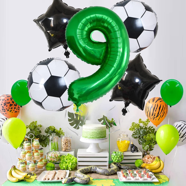 Gigantisk, ballongnummer, ballonger til bursdager, fotball