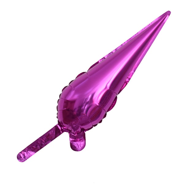 Stjärnformade folie-ballonger metalliska - 15x46cm, 50 st, spikballonger