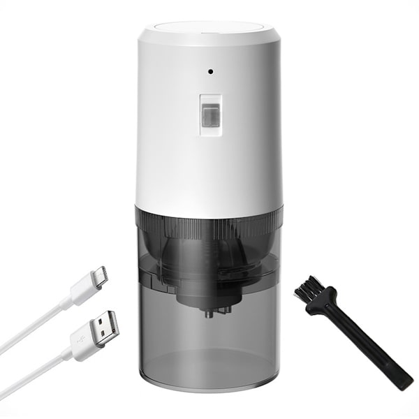 1 stk elektrisk kaffebønnekvern USB oppladbar hjem liten
