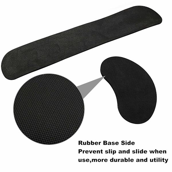 Uppgraderat tangentbord handledsstöd och mus handledsstödsdyna, gjord av memory foam, superfin fiber och gel, lätt att skriva och smärtlindring i handleden perfekt för
