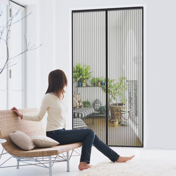 MYCARBON Magnet Hyttysverkko Ovi 100x220cm Hyönteissuoja