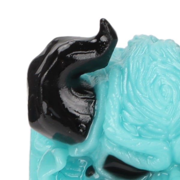 Anpassade Tangentbordstoppar Handgjorda Ko-mönster OEM R4 Gaming Resin Mekaniska Tangentbordstoppar för Cherry MX-brytare Blå