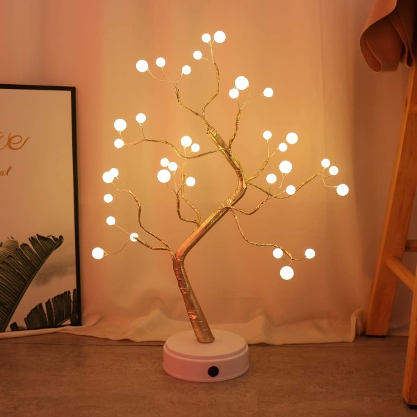 DIY Led Skrivbord Bonsai Tree Light, Skrivbordsbordsdekor 108 LED Head Li