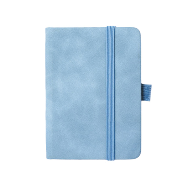 Læder Cover Lomme Notebook Med Penneholder Side Markør