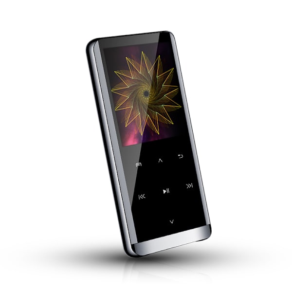TIMMKOO MP3-spelare med Bluetooth, 4,0" Full Touchscreen MP4 MP3-spelare med högtalare, bärbar HiFi-ljud MP3-spelare med Bluetooth, diktafon,