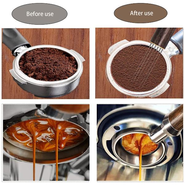 2 stk. Kaffe Klud Pulver Nåle 6 Nåle 0,4 Rustfrit Stål