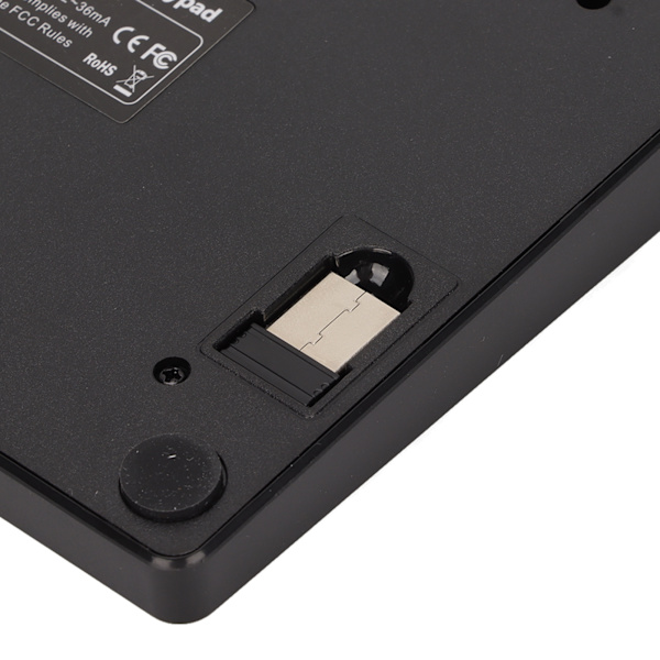 35-tangenters trådlöst numeriskt tangentbord 2,4G trådlös ergonomisk design tyst snabb återhämtning enhands spelande tangentbord för hemmet