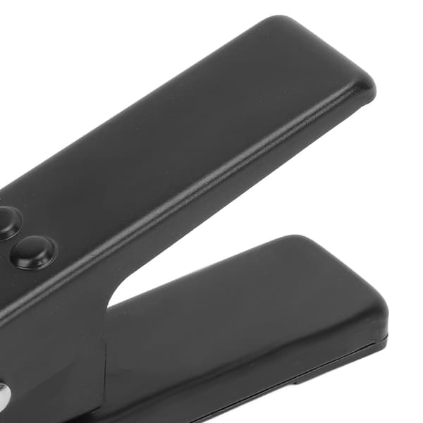 Gitarrplocktillverkare Svart Bärbar Gitarrplockstans Kutter med Plockremsa Sandpapper för DIY