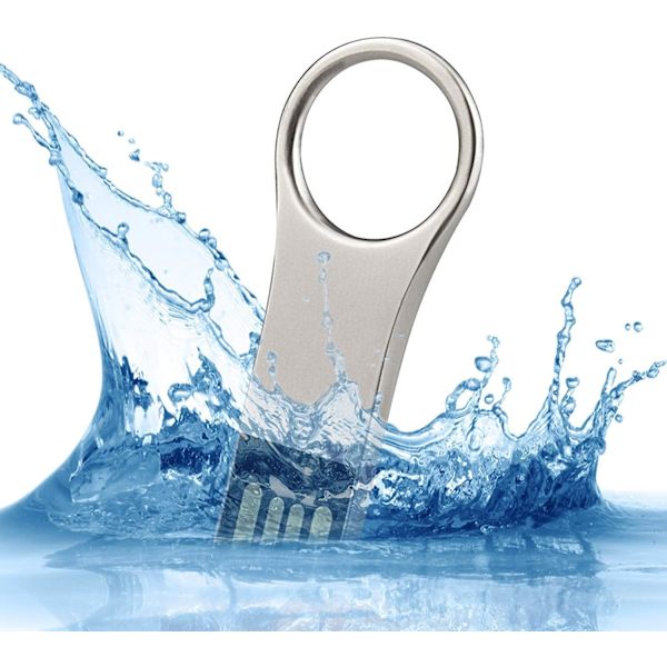 USB 2.0 Flash Drive 64GB Vandtæt Hukommelsespind Tommelfingerdrev Pen Drive 64GB Dataopbevaringsdrev til Computer/Bærbar/PC