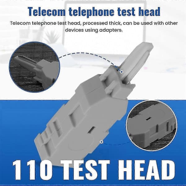 10 stk 110 testhode Rj11 stemmekontakt for MDF telefonlinjetesting