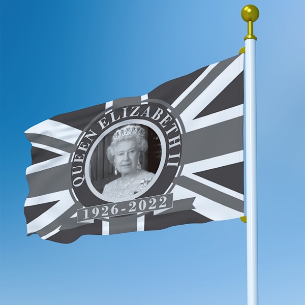 Hänen Majesteettinsa lippu, Ison-Britannian kuningattaren muistoksi