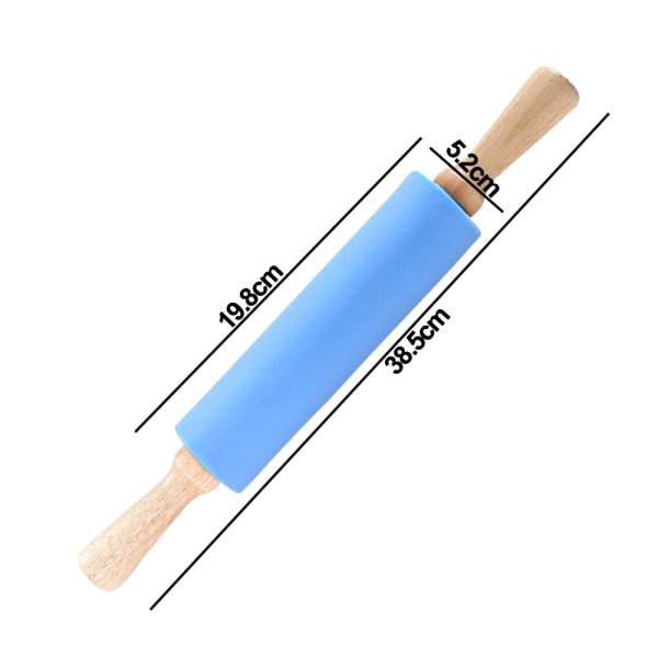 Silikonkjevle for baking - Non-stick overflate i tre