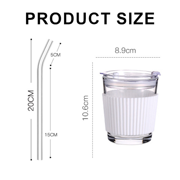 350ml kaffekopp, mjölkkopp, tekopp, glas, kopp med sugrör, kopp med lock, dryckeskopp med kopphållare