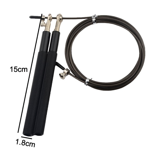 Speed Skipping Rope Justerbar Hopprep med Aluminium
