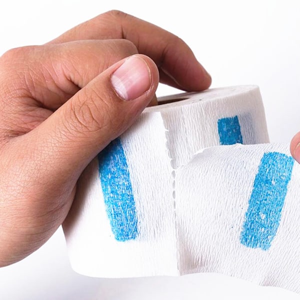2 rullar barberhalsremsor nackband frisör stretchiga