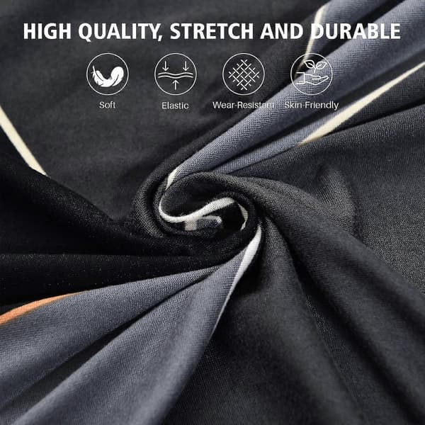 Sofatrekk elastisk stretch sofatrekk 2-seter sklisikkert sofatrekk