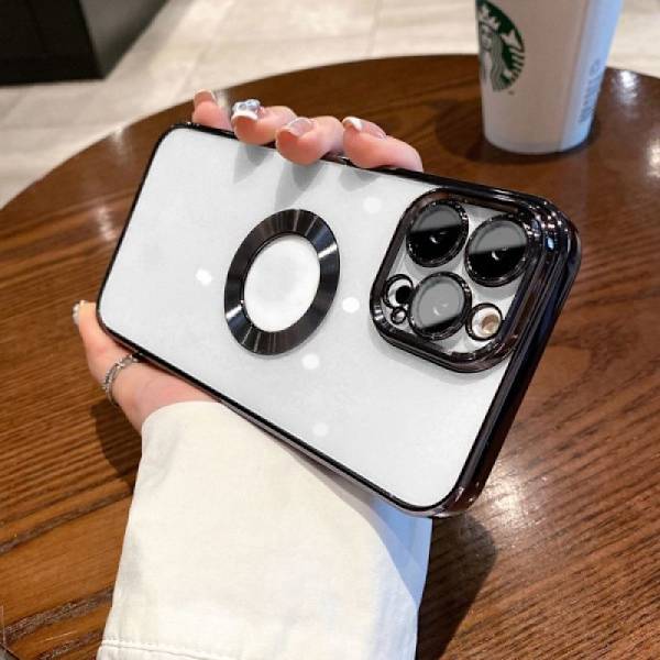 Telefonfodral med kameraskydd för iPhone 14 Pro Max - Svart