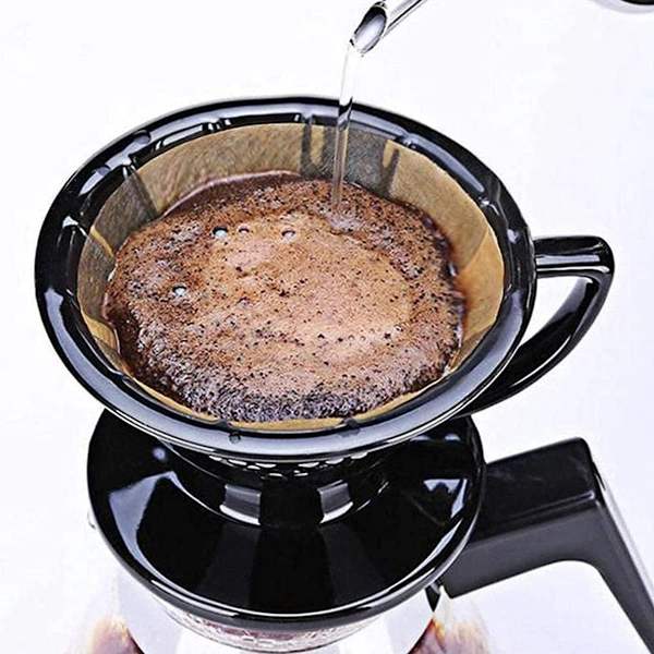 500 stk. kaffefilterpapir Runde kaffemaskine filterpapir engangskaffe- og tefilter
