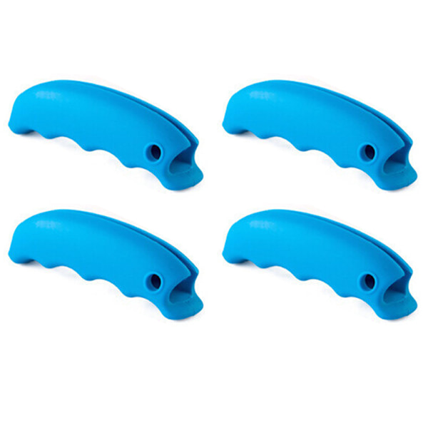Stærk silikonehåndtagsholder 4 stk. Plastikposeholder