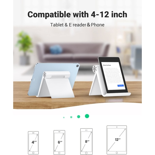 Justerbar holder til tabletstativ, kompatibel til iPad 10.2 2019