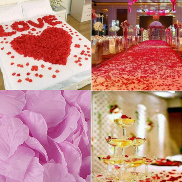 2200 PCS Non-woven fabric Rose Petals Simulated rose petals