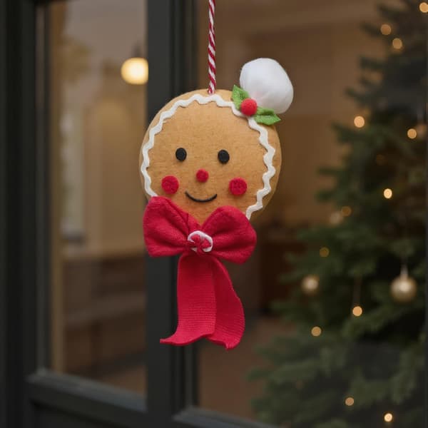 Pepparkaksgran, dekorativ tråd för vinterhelger (JYD)