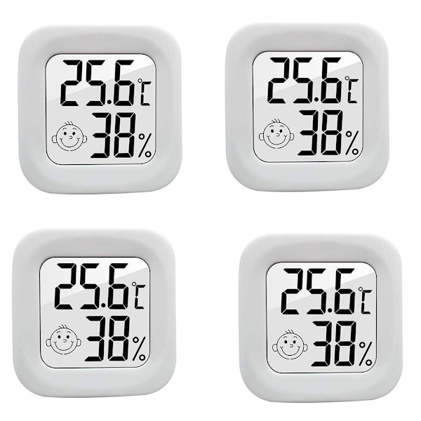 Hygrometer Hygrometer Inomhus- och utomhustermometer Hög precision temperatur- och fuktighetsmonitor med LCD-display