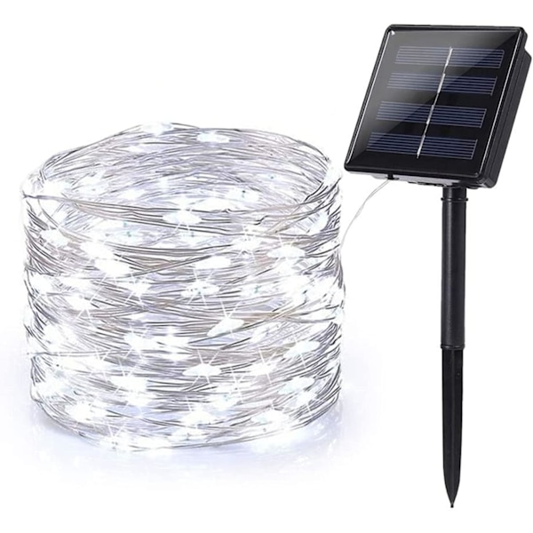 Aurinkokäyttöinen jouluvalosarja ulkokäyttöön, BrizLabs 24M 240 LED