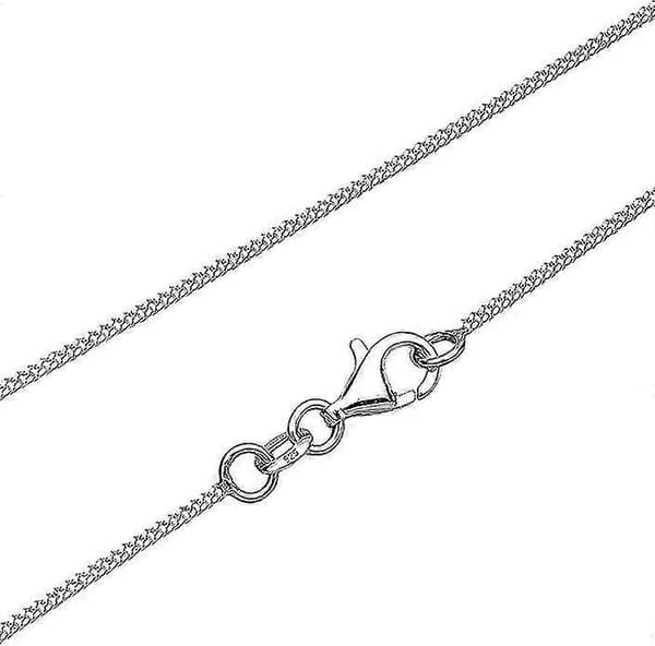 Halskæde til kvinder med fjer Boho vedhæng Solitaire Silver