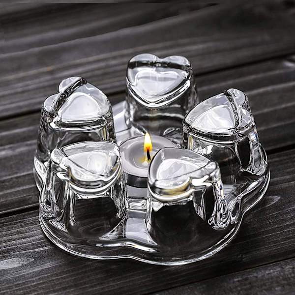 Universal Solid Crystal Glass Tekanne Varmer