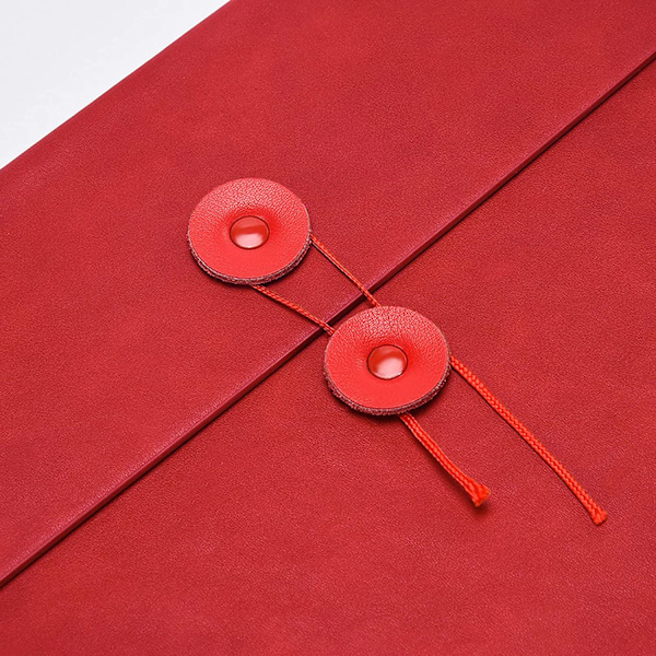 PU-läder A4-mapp Dokumentmapp Filhållare