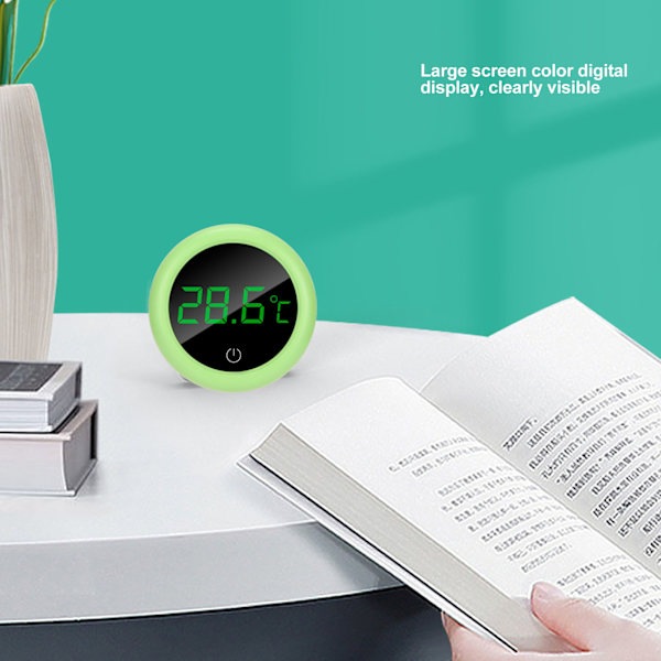 Akvarie Termometer Hög Noggrannhet Energisparande LED Touch Screen Akvarie Termometer för Färskvatten Saltvatten