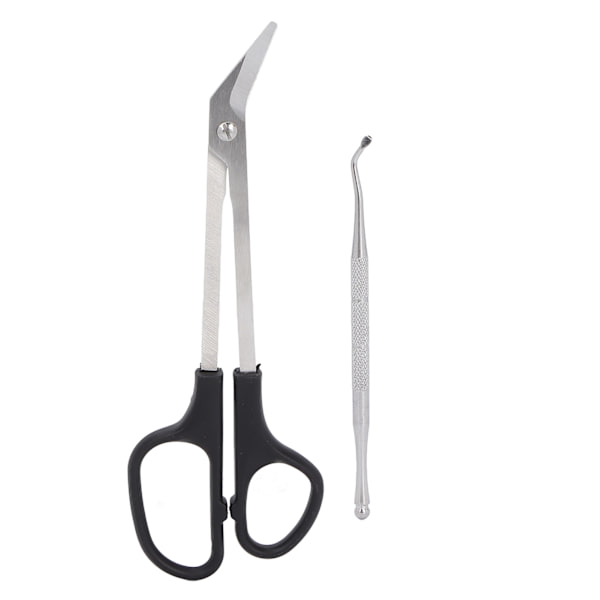 Tåneglsaks med langt håndtak, ergonomisk design, unike tåneglsklippere med neglplukker for voksne og eldre
