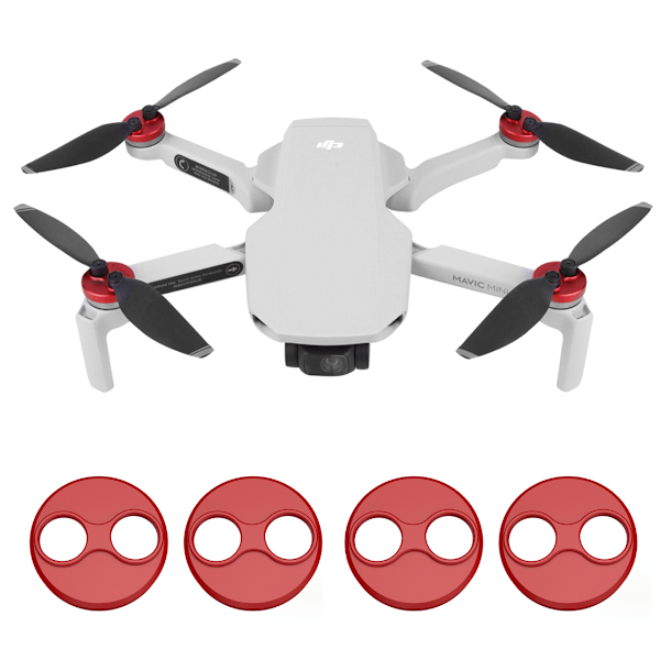 4 kpl Mini 2 moottorin suojakannen suojus DJI Mini 2/Mini SE -tarvikkeille, vedenpitävä pölytiivis alumiinimoottorin suojus