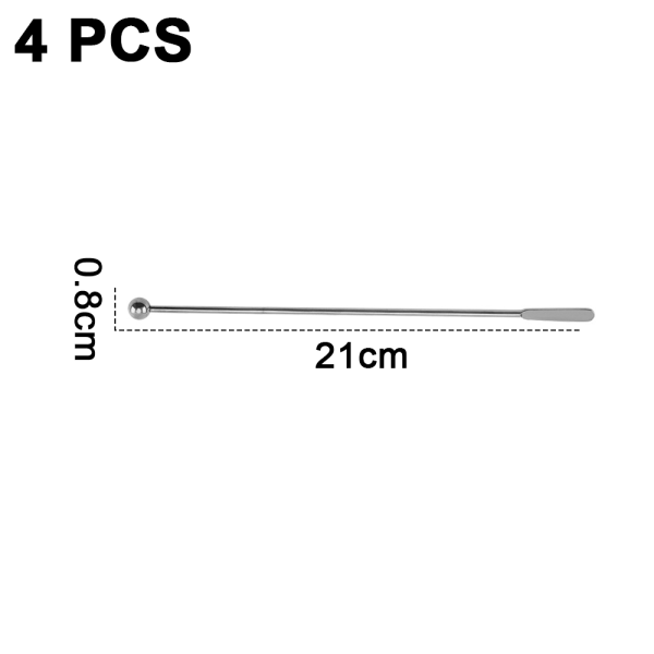 4 st 304 rostfritt stål barverktyg bar blandningsstav cocktail