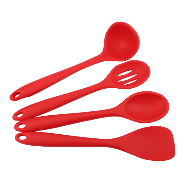 Calypso Basics Melaminbestickset, -delar, Röd