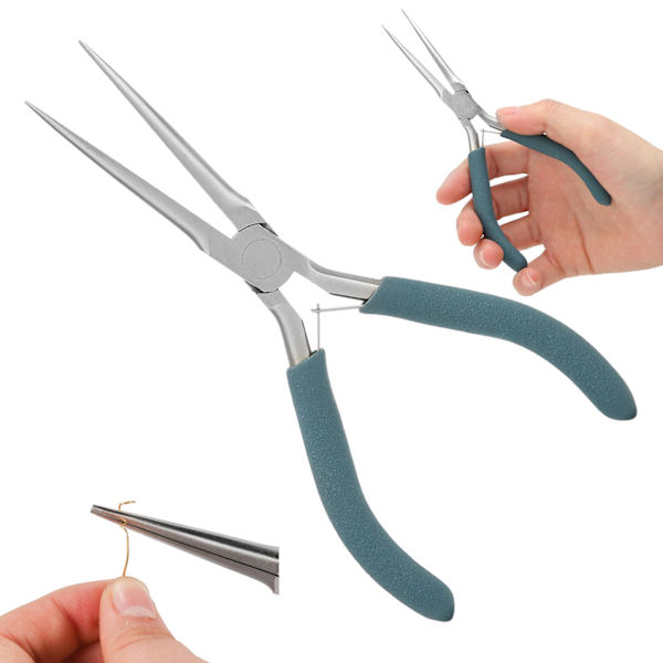 Nålspiss Tang Høy Hardhet Håndverk Smykker Tang DIY Håndverktøy for Smykkefremstilling
