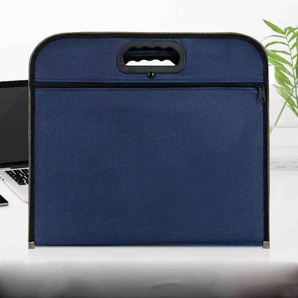 A4 Expanderbar Filhållare Väska Handcarry Business Konferens