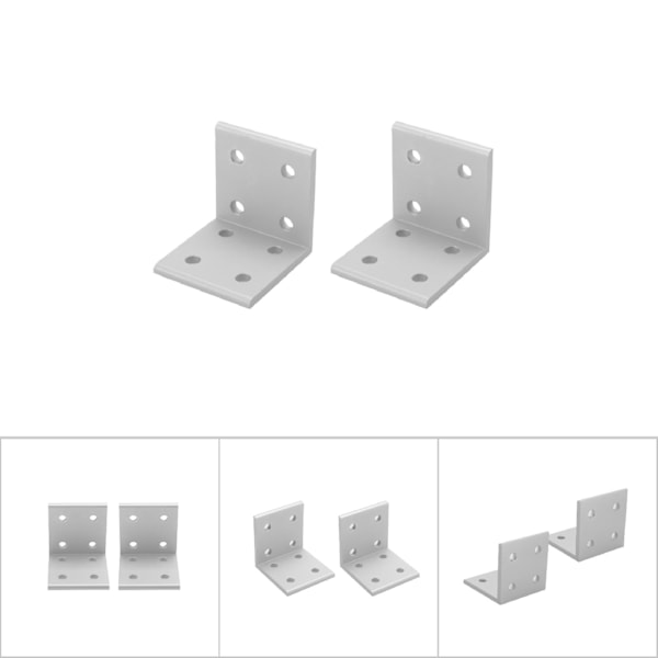 2040 L Shape Connector Corner Angle Bracket Connection Joint Aluminum Profile (2040)