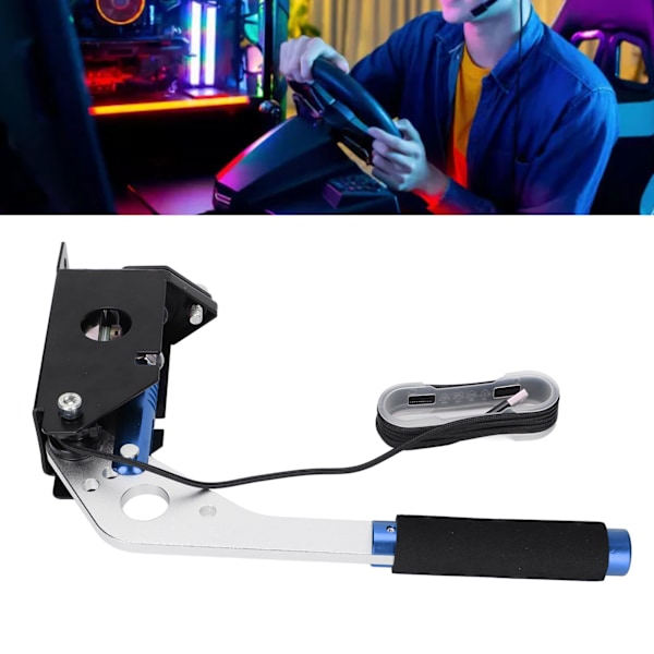 USB Handbroms PC Justerbar Simulerad Linjär Handbroms för G27 G25 G29 T500 T300 SIM Racing Spel Blå