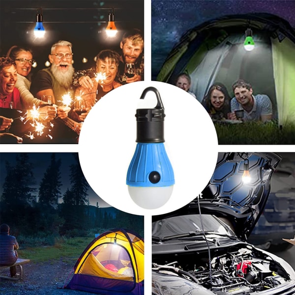 Campingtält Lantern Bulb Campingutrustning för campingvandring B blue