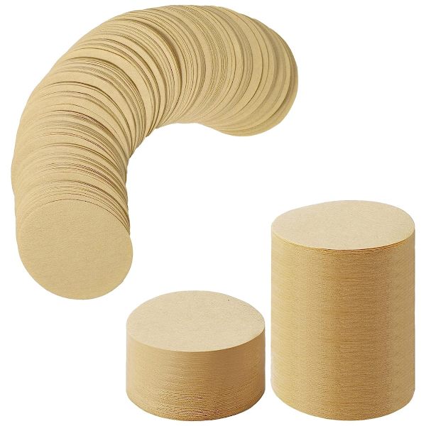 500 stk kaffefilterpapir Rund kaffemaskin filterpapir engangskaffe og tefilter